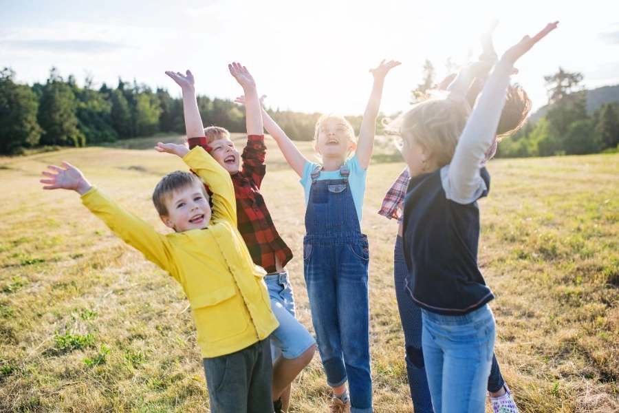 Gouden weken waar kinderen een gezonde groepsvorming tonen