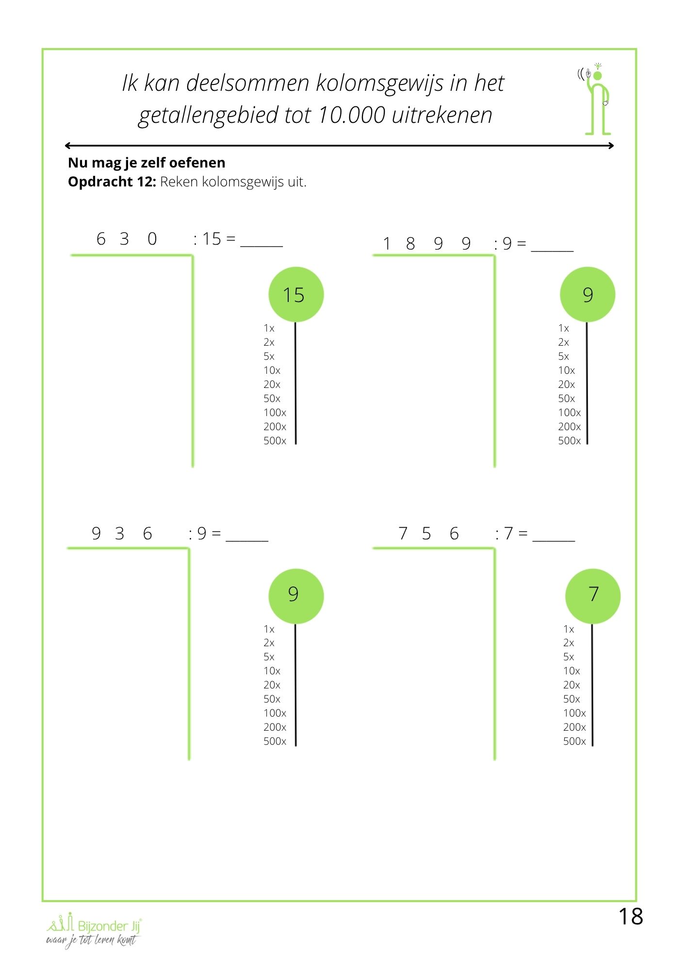 Werkboek Vermenigvuldigen en Delen - Groep 7 - Afbeelding 5