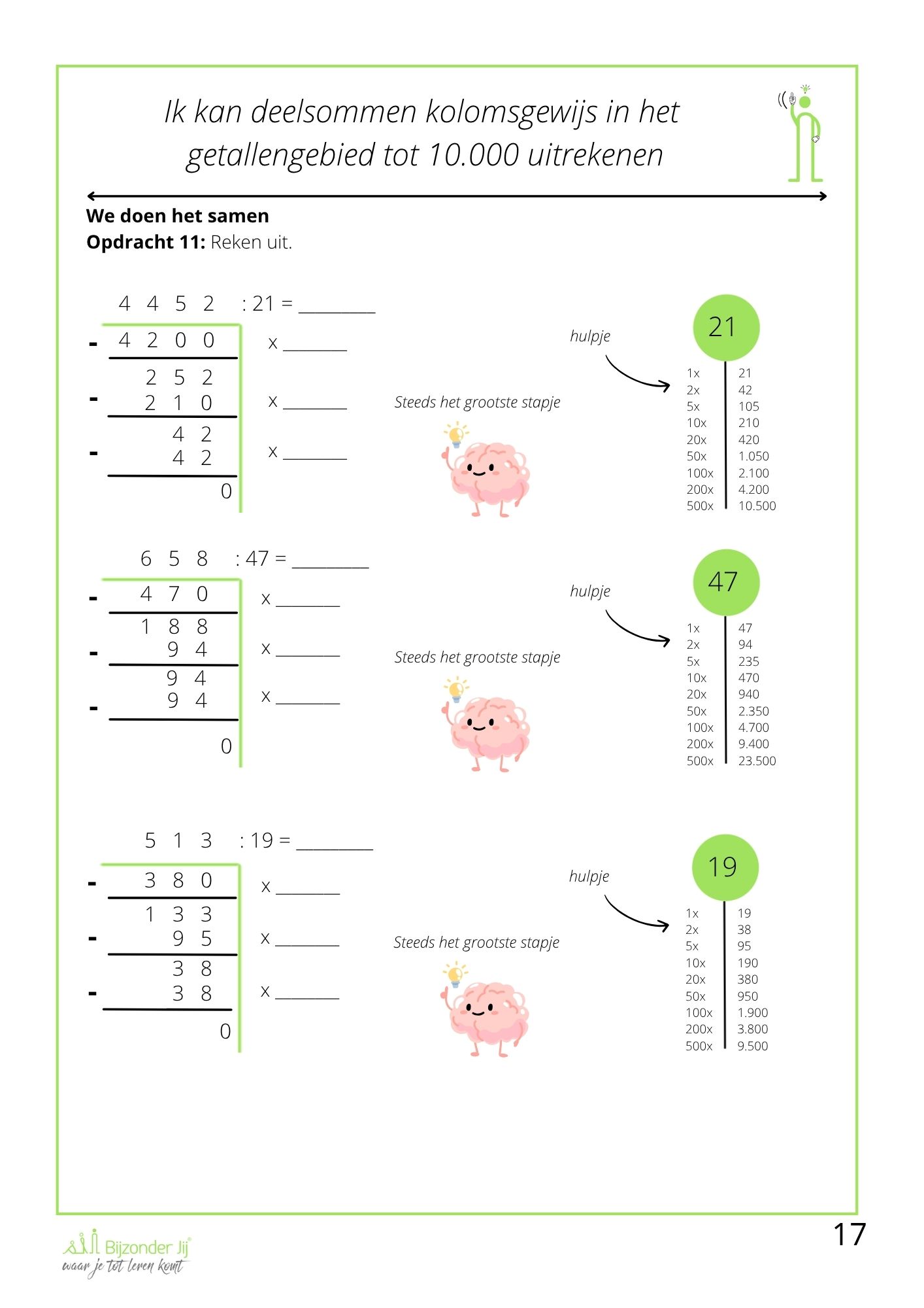 Werkboek Vermenigvuldigen en Delen - Groep 7 - Afbeelding 6