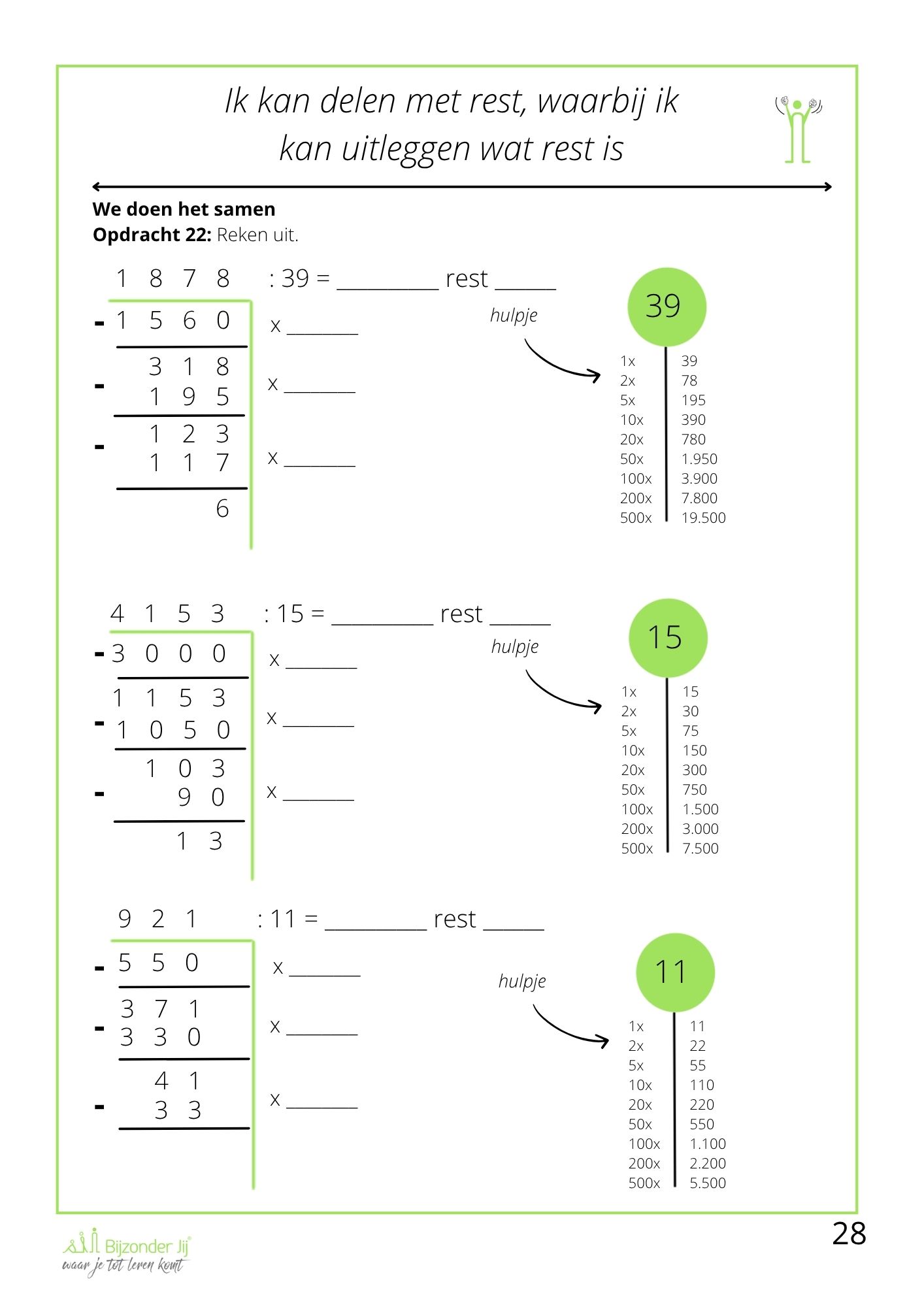 Werkboek Vermenigvuldigen en Delen - Groep 7 - Afbeelding 7