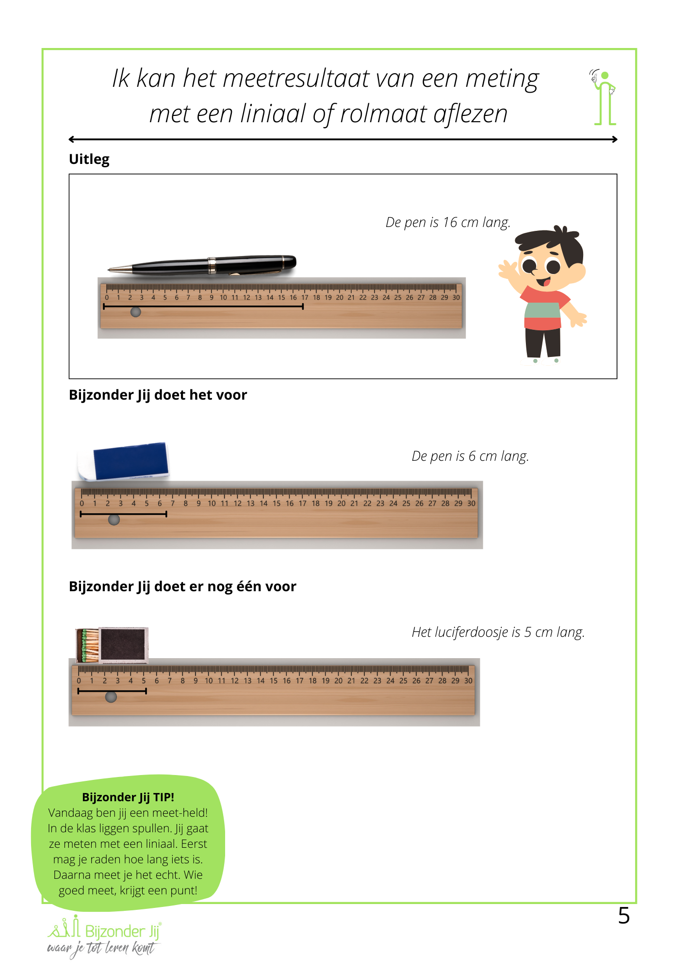 Werkboek Lengte, omtrek en oppervlakte - Groep 3/4 - Afbeelding 3