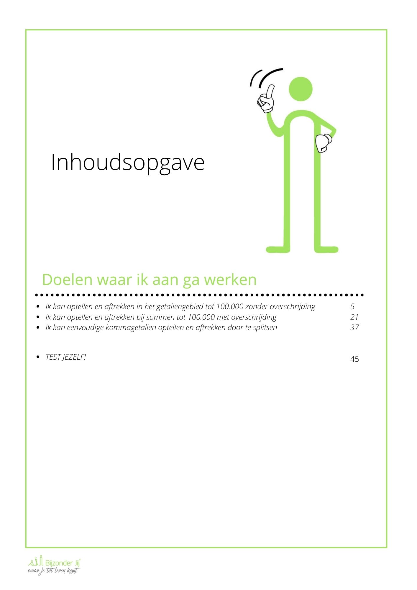 Werkboek Optellen & Aftrekken groep 7 - Afbeelding 2