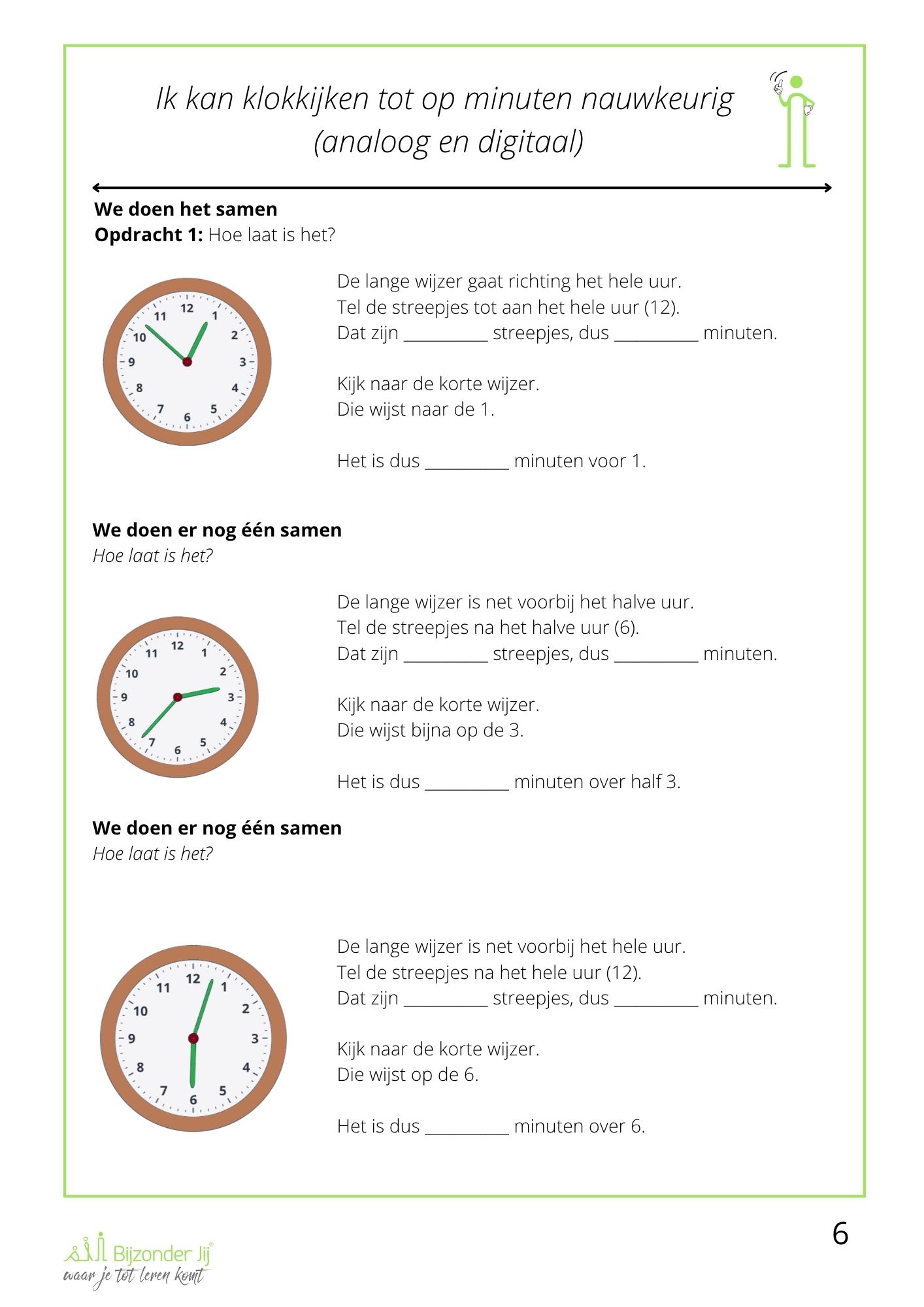 Werkboek Tijd - Groep 6 - Afbeelding 3