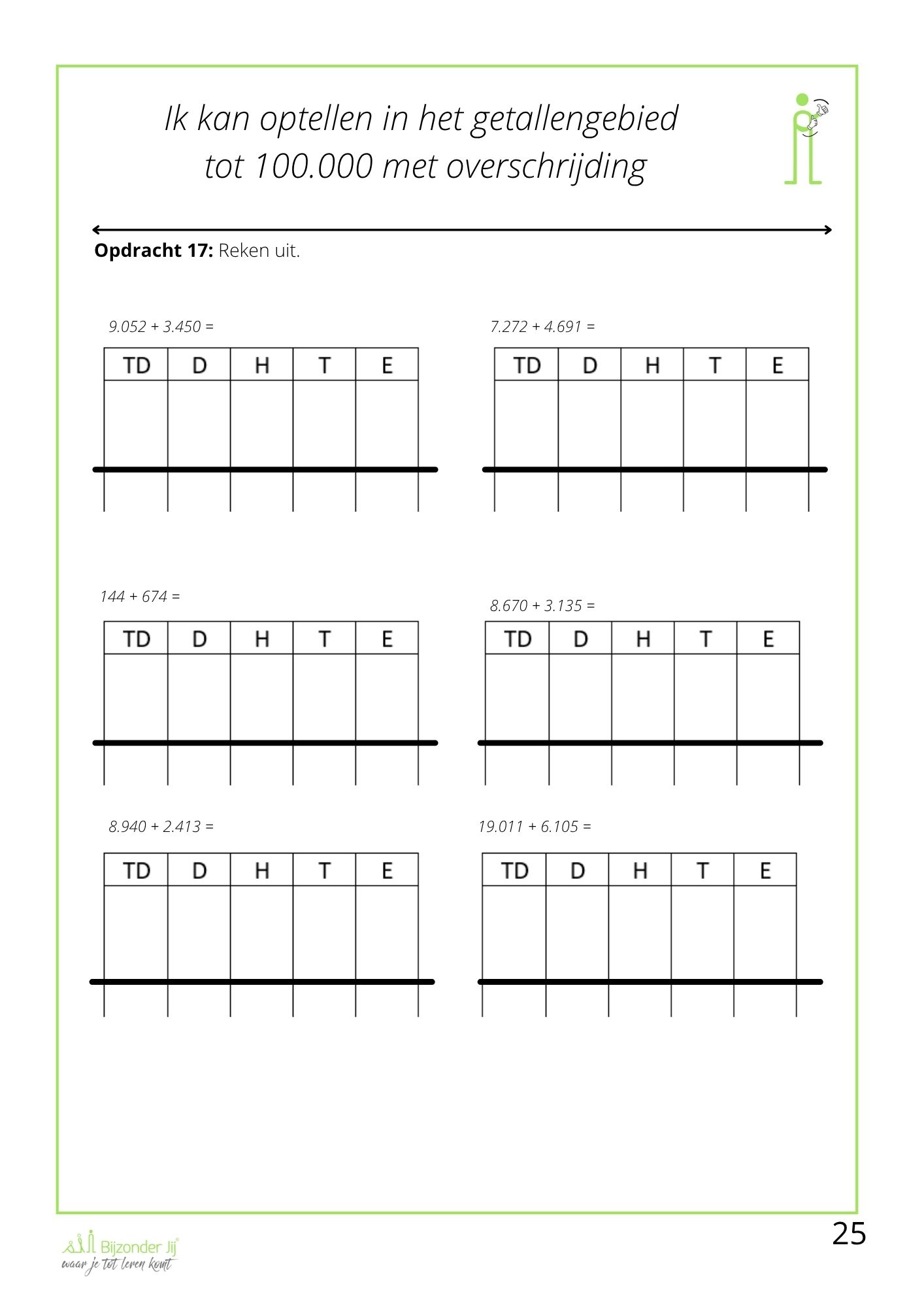 Werkboek Optellen & Aftrekken groep 7 - Afbeelding 5