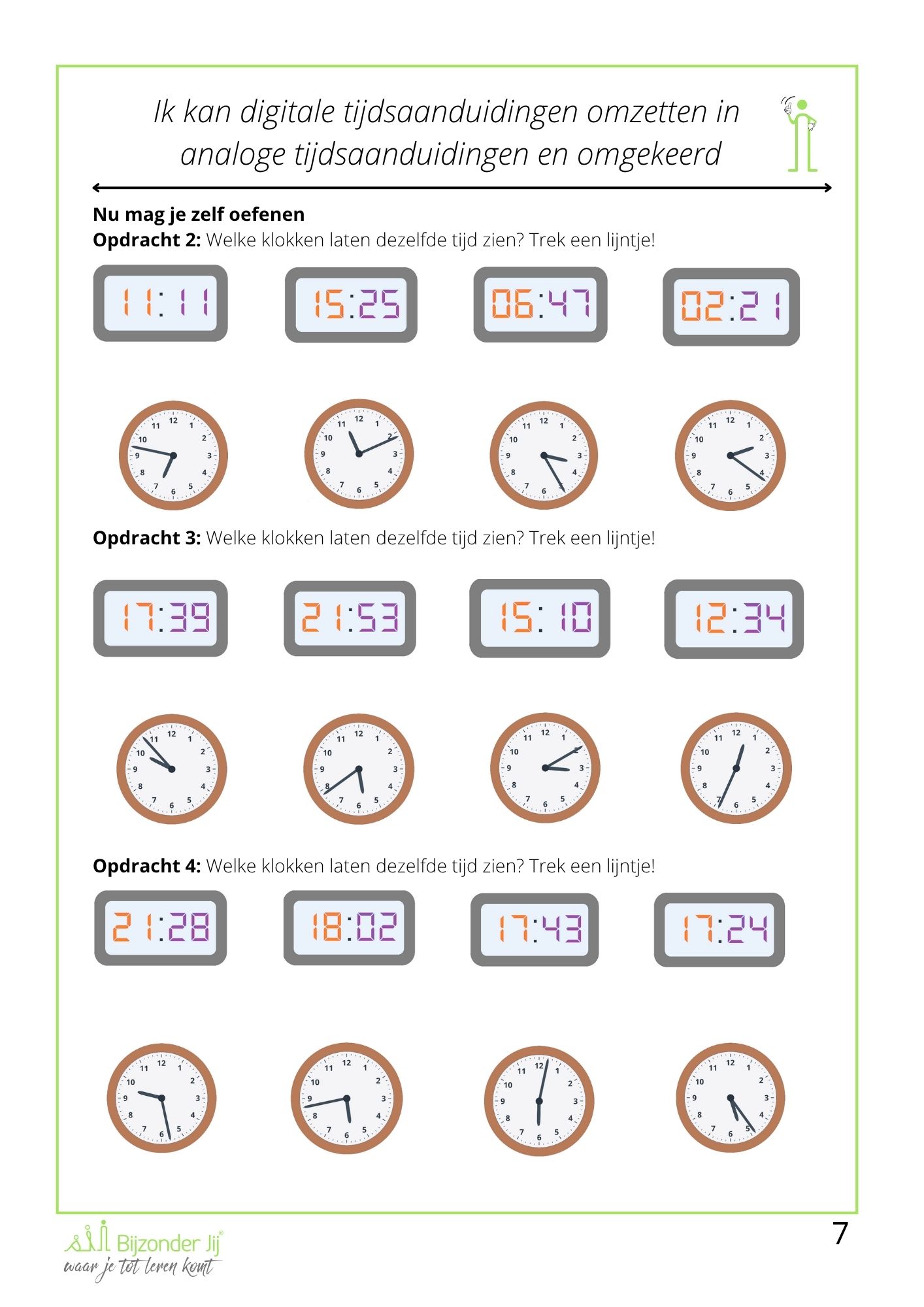 Werkboek Tijd - Groep 7 - Afbeelding 4