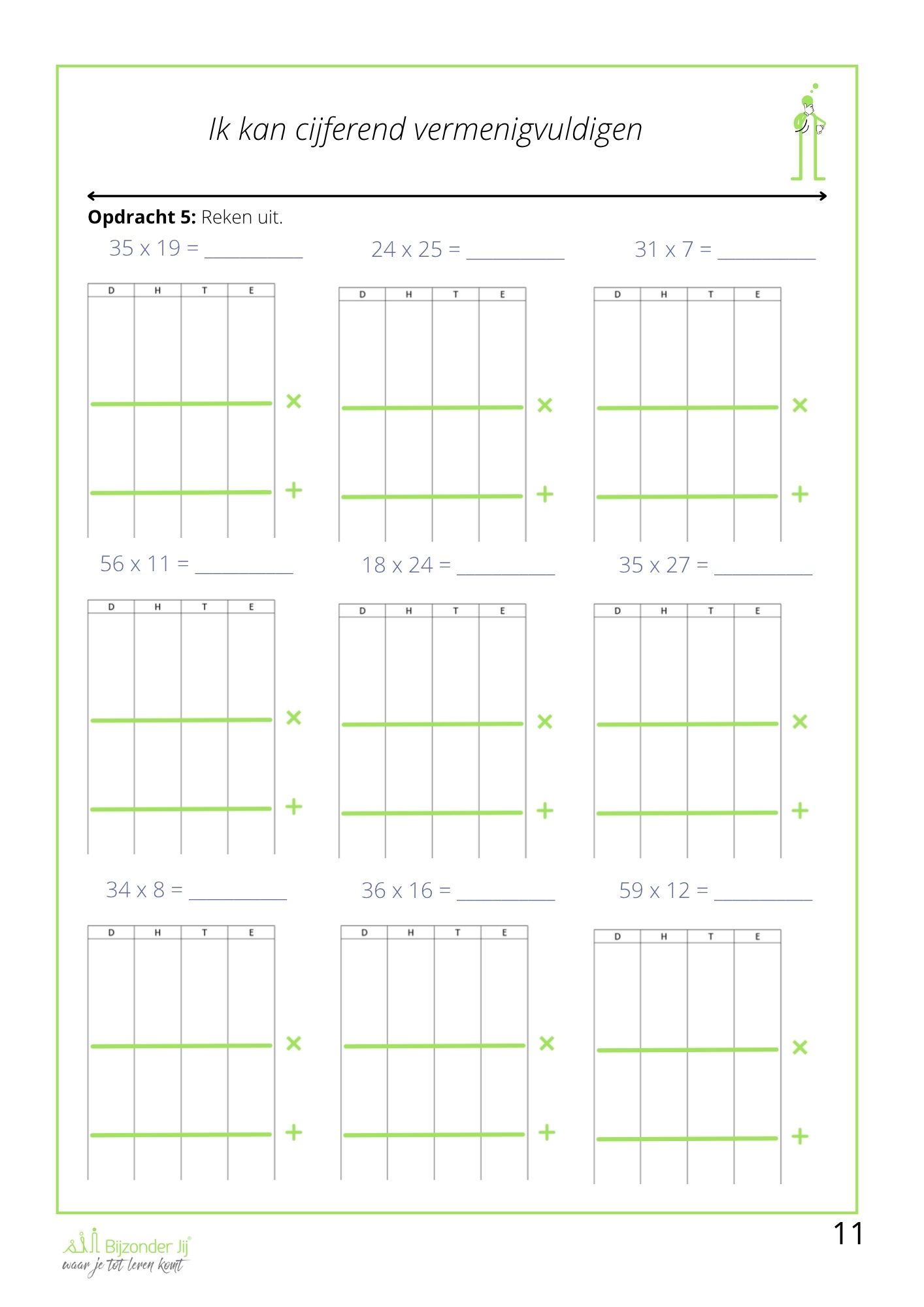 Werkboek Vermenigvuldigen en Delen - Groep 7 - Afbeelding 4