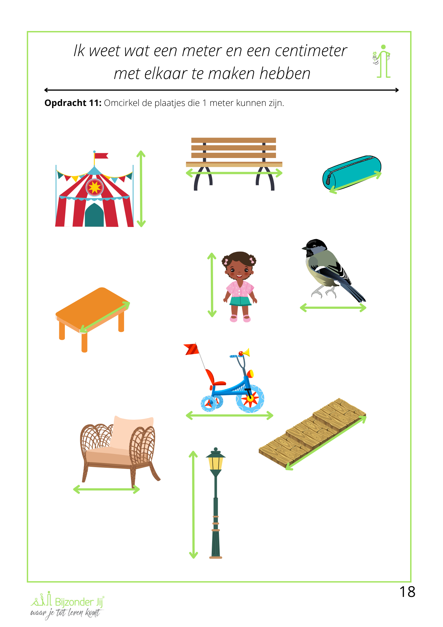 Werkboek Lengte, omtrek en oppervlakte - Groep 3/4 - Afbeelding 6