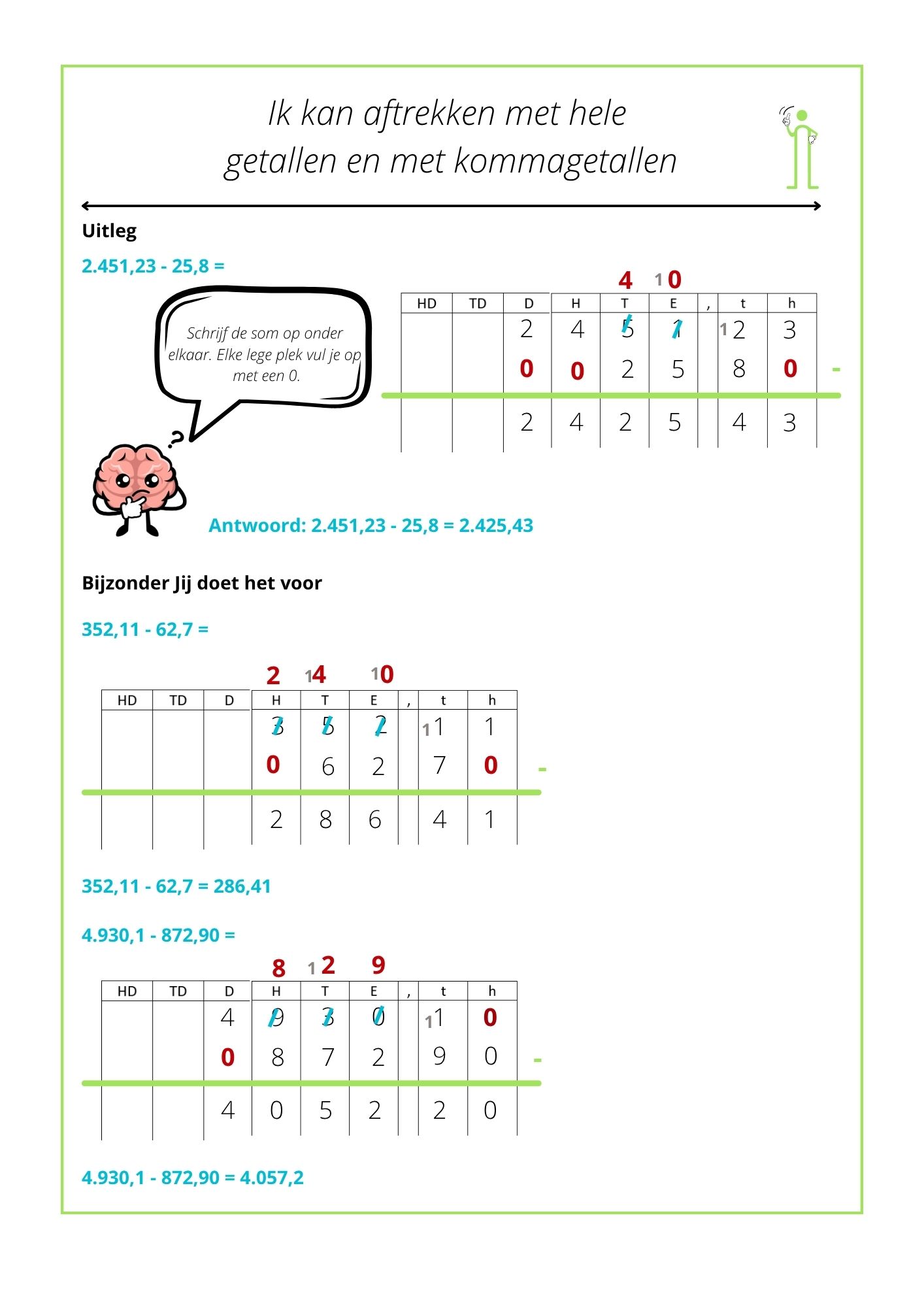 Werkboek Optellen & Aftrekken groep 8 - Afbeelding 7
