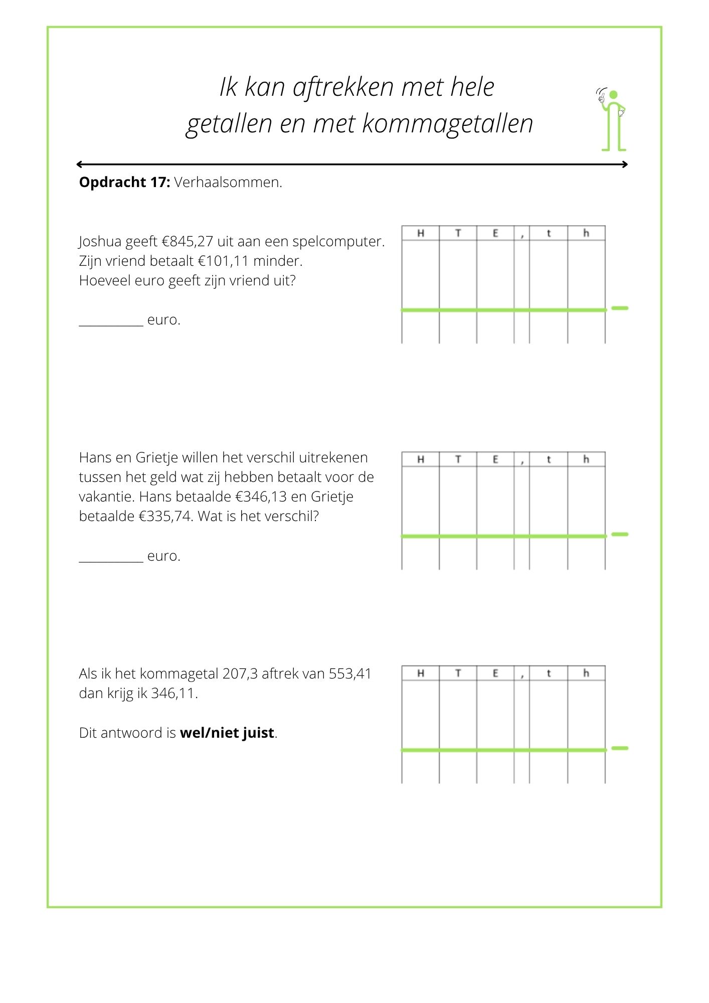 Werkboek Optellen & Aftrekken groep 8 - Afbeelding 8